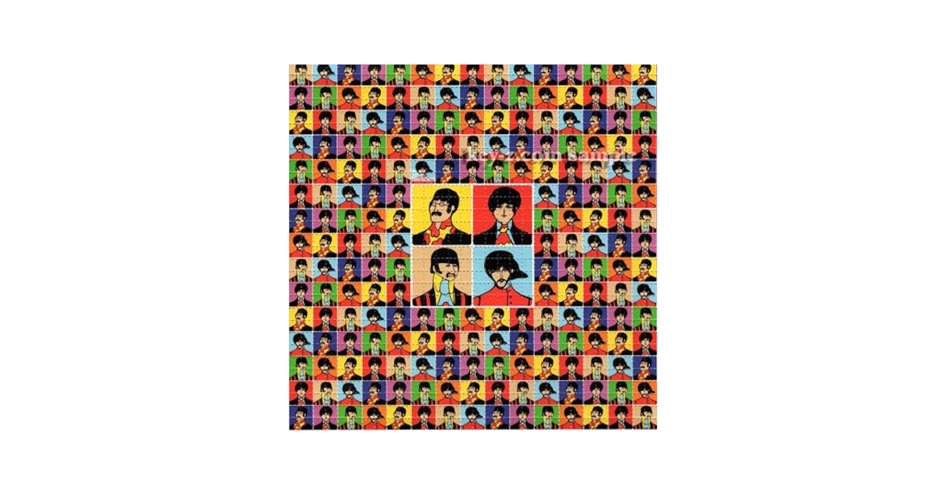 Gdabs サイケデリック・ブロッター アートプリント 穴あきシート